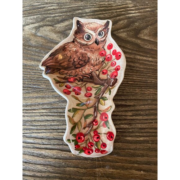 Owl Spoon Rest by Cracker Barrel, Vintage - Picture 2 of 7